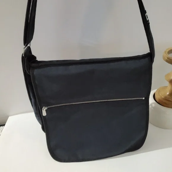 MARIMEKKO Olkalaukku Urbaani Crossbody Shoulder Bag Navy Blue Cotton Canvas